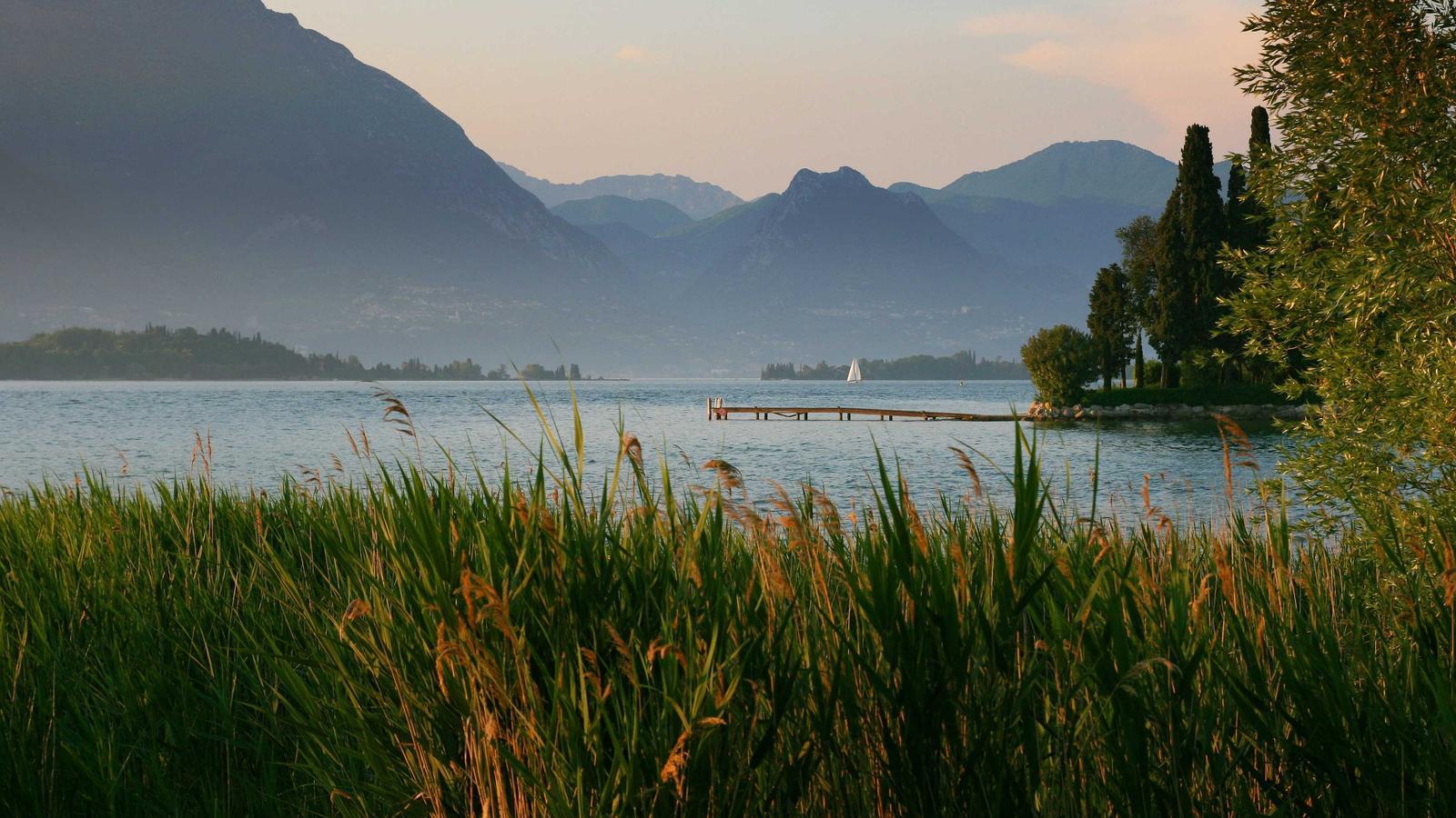 A small organized closet with matching hangers and folded clothes on shelves